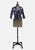 Vintage Clothing - 1950s Dark Navy Floral Wrap Blouse - Painted Bird Vintage Boutique & The Aviary - Shirts & Tops