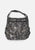 Vintage Metallic Pewter Faux Snakeskin Buckle Tote Bag 'VIP'