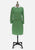 Green and Ivory Colourblock 1960s Wool Dress and Jacket Set