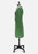 Green and Ivory Colourblock 1960s Wool Dress and Jacket Set