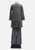 Kathryn by Robert Blake 1970s Grey Ribbed Knit Tunic and Trouser Set 'VIP'