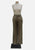 Olive Fleck Tweed 1970s Straight Leg Trousers