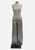 Thien Dung 1990s Silver Satin Áo Dài-Style Ensemble 'VIP'