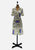 1970s Colin Glascoe Stained Glass Print Shirt Dress