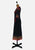 1970s kt. International Fair Isle Style Knit Maxi Dress