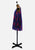 1970s Sunray Pleated Heart Floral Trapeze Dress