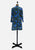 Rhona Roy Psychedelic Floral Funnel Collar 1960 Dress
