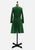 Adam Marr Emerald 1970s Belted Pocket Shift Dress