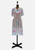 White Floral Ruffle Vintage Dress