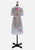 White Floral Ruffle Vintage Dress