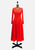 Scarlet 1970s Chevron Seam Jersey Maxi Dress
