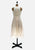 Leon Brook Models Ivory 1970s Cape Dress