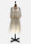 Leon Brook Models Ivory 1970s Cape Dress