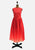 Vintage Style Red & White Polka Dot Cotton Tie Back Dress