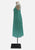 Teal 1980s Vertical Stripe Belted Shirt Dress