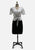 1950s Silver Lurex Brocade Peplum Blouse 'VIP'