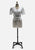1950s Silver Lurex Brocade Peplum Blouse 'VIP'