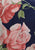 Navy Blue 1980 Navy Rose Garden Blouse 'VIP'