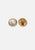 Vintage Clothing - Almost Pearl Clip Ons Earrings 'VIP' - Painted Bird Vintage Boutique & The Aviary - Earrings