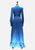 Vintage Clothing - Blue Impact Maxi Dress 'VIP' ND - Painted Bird Vintage Boutique & The Aviary - Dresses