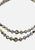 Double-Strand Aurora Borealis Crystal Necklace, Cocktail Hour Sparkle