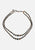Double-Strand Aurora Borealis Crystal Necklace, Cocktail Hour Sparkle
