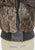 Brown Grey Rabbit Fur Leather Vest 'VIP'