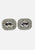 Emerald-Cut Diamante ioco Shoe Clips