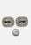 Emerald-Cut Diamante ioco Shoe Clips
