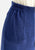 Cobalt Blue Wool Silk Tie-Dye Trim Pencil Skirt 'VIP'