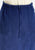 Cobalt Blue Wool Silk Tie-Dye Trim Pencil Skirt 'VIP'