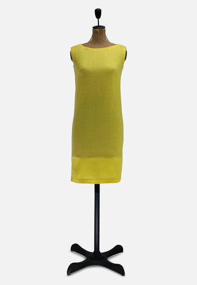 Vintage Clothing - Lemon Dress 'VIP' - Painted Bird Vintage Boutique & The Aviary - Dresses