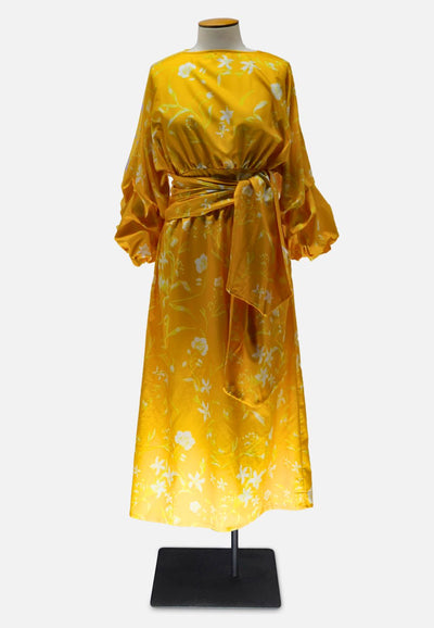 Vintage Clothing - Fast Yellow Dress 'VIP' - Painted Bird Vintage Boutique & The Aviary - Dresses