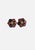 Multicolour Faux Pearl Cluster Clip-On Earrings 'VIP'