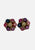 Multicolour Faux Pearl Cluster Clip-On Earrings 'VIP'