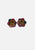 Multicolour Faux Pearl Cluster Clip-On Earrings 'VIP'