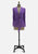 Bruce Berry Purple Crepe Belted Jacket 'VIP'