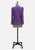 Bruce Berry Purple Crepe Belted Jacket 'VIP'