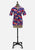 Canterbury New Zealand 1970s Bold Geometric Block Print Short Sleeve Blouse 'VIP'