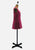 Playgirl Exclusive 1960s Berry Boucle Lace-Up Mini Dress 'VIP'