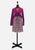 Thornton Hall 1960s Magenta Paisley Panel Wool Knit Jacket 'VIP'