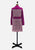 Thornton Hall 1960s Magenta Paisley Panel Wool Knit Jacket 'VIP'
