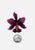 Deep Violet Cattleya Orchid Resin Brooch and Clip-On Earring Set 'VIP'