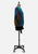 Silk Degrees 1980s Colour Block Feather Fringe Silk Blouse 'VIP'