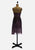 New Leaf California by Samir 1970s Purple Lurex Crochet-Waist Disco Dress 'VIP'