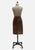 Caramel Leather Skirt
