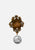 Vintage Clothing - Cupid Cutie Brooch 'VIP' - Painted Bird Vintage Boutique & The Aviary - Brooch
