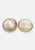 Vintage Clothing - Almost Pearl Clip Ons Earrings 'VIP' - Painted Bird Vintage Boutique & The Aviary - Earrings