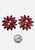 Vintage Clothing - Pink Stars In Your Eyes Clip On Earrings - Painted Bird Vintage Boutique & The Aviary - Earrings