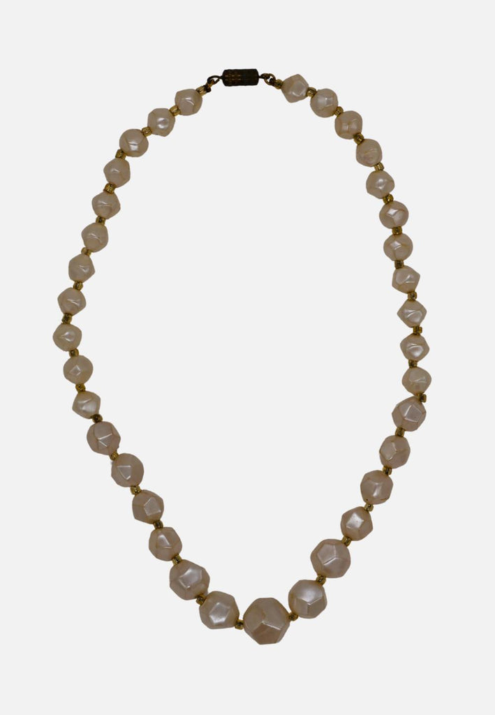 Flintstone Faux Pearl Necklace 'VIP'